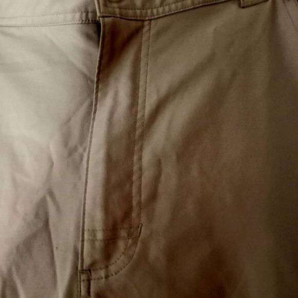 Champion Authentic M Tan Pockets Zipper Flat Front Men's Golf Shorts - Picture 8 of 11